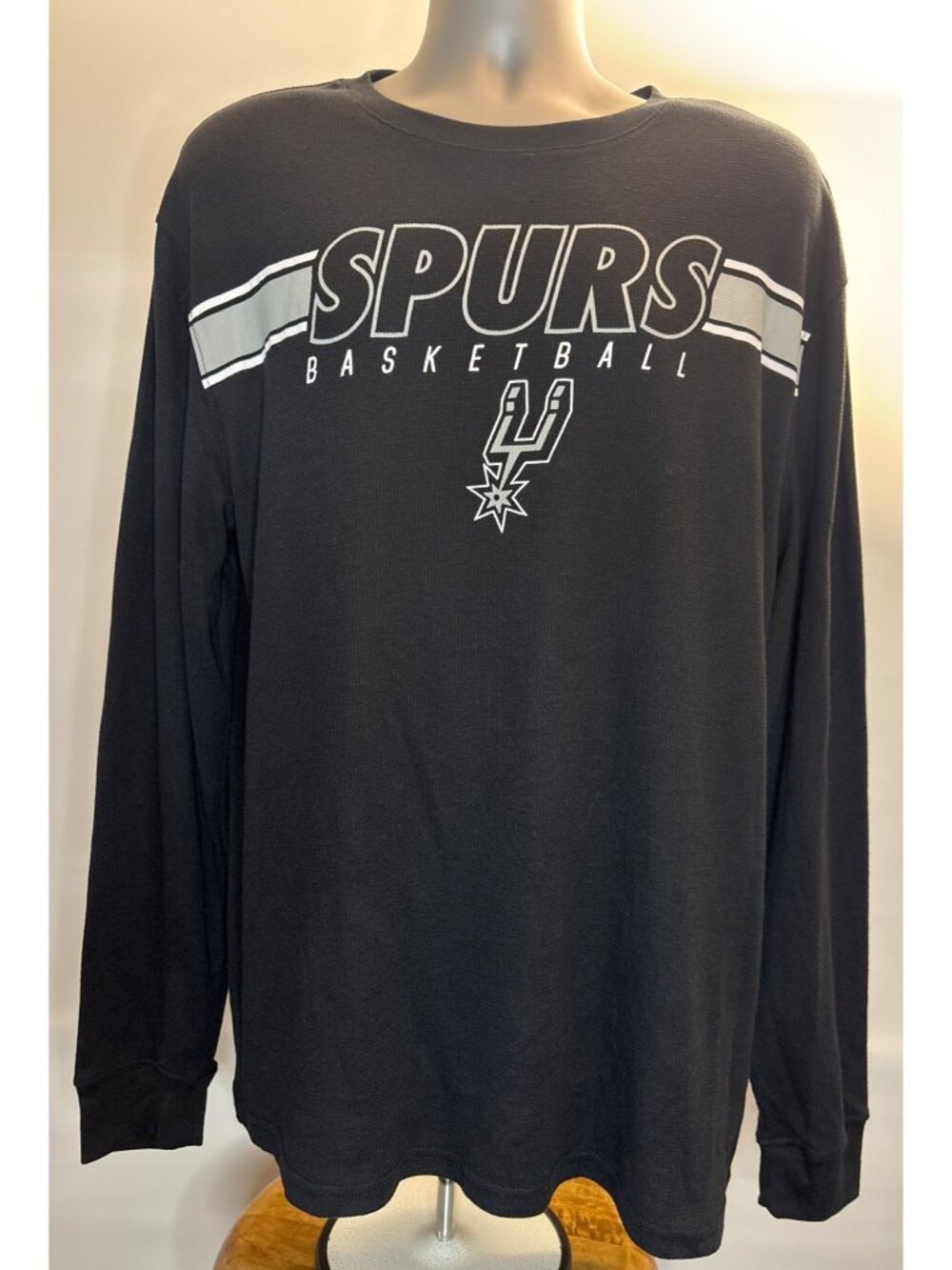 NBA San Antonio Spurs Long-Sleeve Shirt Black XL Basketball Spurs Basketball - Picture 3 of 12